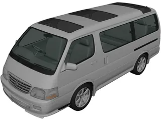 Toyota Hiace (1999) 3D Model