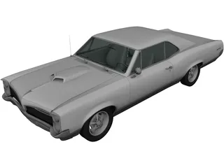 Pontiac GTO (1967) 3D Model 3D Preview