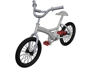 BMX Bike CAD 3D Model