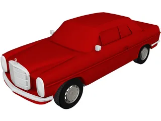 Mercedes-Benz 230 [W114] (1968) CAD 3D Model