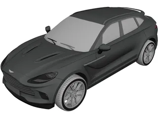 Aston Martin DBX (2020) 3D Model 3D Preview
