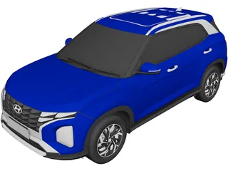 Hyundai Creta (2022) 3D Model 3D Preview