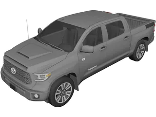 Toyota Tundra TRD (2018) 3D Model