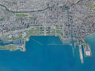 Chicago City, USA (2023) 3D Model