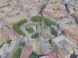 Prague City, Czechia (2023) 3D Model