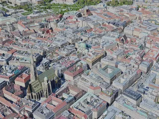 Vienna City, Austria (2023) 3D Model