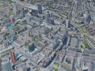 Rotterdam City, Netherlands (2023) 3D Model