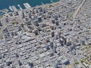 San Diego City, USA (2023) 3D Model