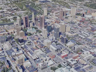 Columbus City, USA (2023) 3D Model