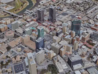 Fort Worth City, USA (2023) 3D Model