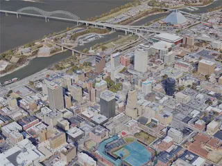 Memphis City, USA (2022) 3D Model