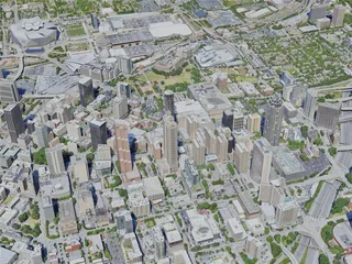 Atlanta City, USA (2023) 3D Model