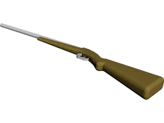 Ruger Shotgun Model KRL1127BRE 3D Model