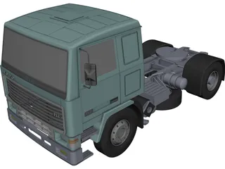 Volvo F-12 CAD 3D Model