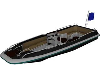 Speed Boat 3D Model