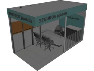 Retail Office 3D Model