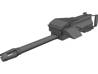 MK19 Grenade Launcher 3D Model