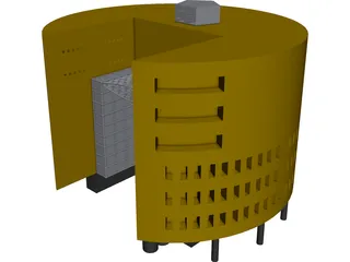 Tube Building 3D Model