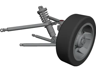 Racing Suspension 3D Model