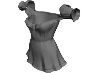 Woman Dress 3D Model