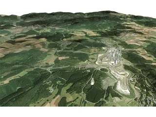 Nurburgring Racing Track 3D Model