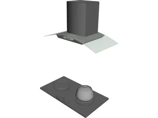 Kitchen Hood 3D Model