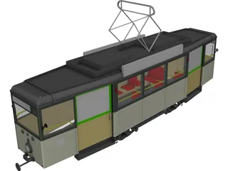 TRAM 1945 3D Model