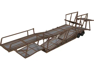 Car Carrier 3D Model