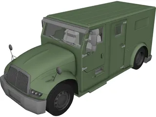 Armored Truck 3D Model