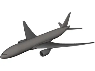 Boeing 777 3D Model 3D Preview