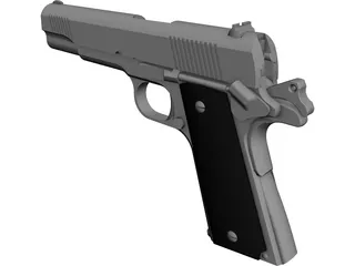 M1911A1 CAD 3D Model