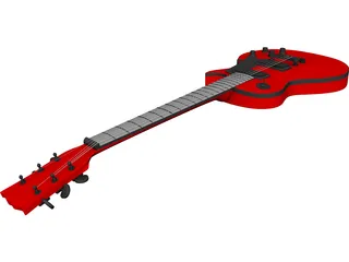 Gibson Les Paul Guitar 3D Model