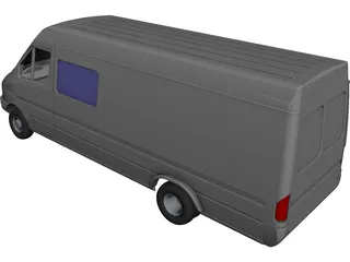 Mercedes-Benz Sprinter CAD 3D Model