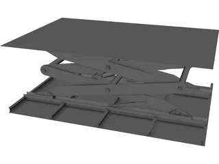 Lift Table CAD 3D Model
