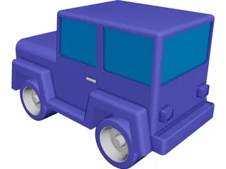 Jeep Toy CAD 3D Model