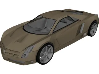 Cadillac Cien Concept 3D Model 3D Preview