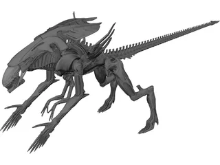 Alien Queen 3D Model