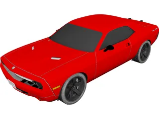 Dodge Challenger RT 3D Model