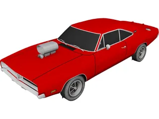 Dodge Charger RT 3D Model