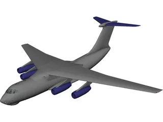 Ilyushin IL-76 Candid 3D Model