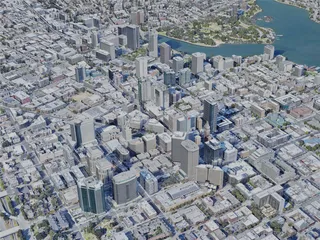 Oakland City, USA (2022) 3D Model