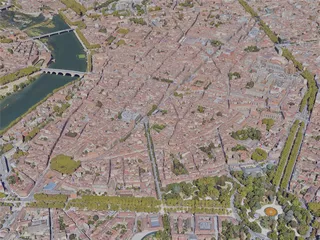 Toulouse City, France (2022) 3D Model