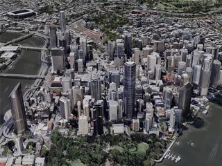 Brisbane City, Australia (2021) 3D Model