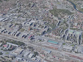 Podgorica City, Montenegro (2023) 3D Model