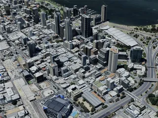 Perth City, Australia (2022) 3D Model