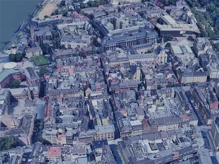 Dusseldorf City, Germany (2023) 3D Model