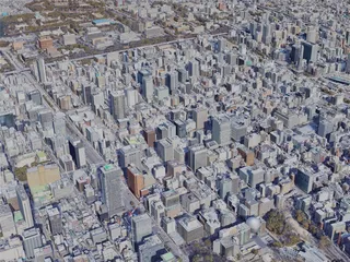 Nagoya City, Japan (2023) 3D Model