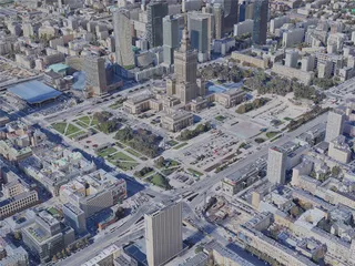 Warsaw City, Poland (2022) 3D Model