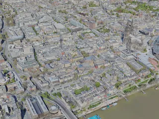 Cologne City, Germany (2023) 3D Model