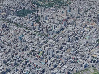 Sapporo City, Japan (2022) 3D Model